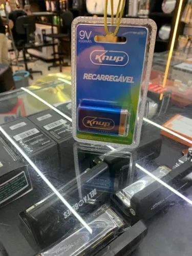 PILHA RECARREGAVEL 9V