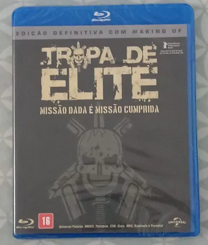 Blu-ray - Tropa de Elite - Edição Definitiva c/Making Of.(Original/Novo/Lacrado)