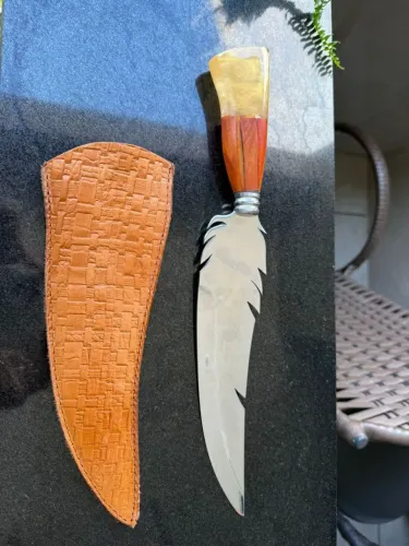 Faca Artesanal para Churrasco - Cutelaria Premium