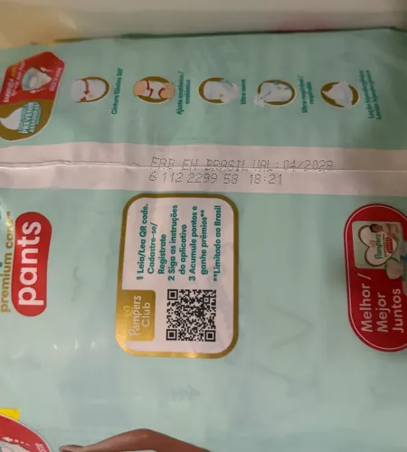 Fralda Pampers Premium Care Pants XXG