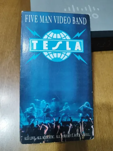 VHS Tesla Five Man Vídeo Band