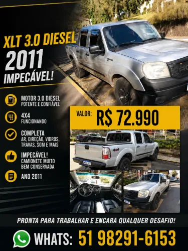 Ford Ranger XLT 3.0 PSE 163cv 4X4 CD TB Dies. 2011