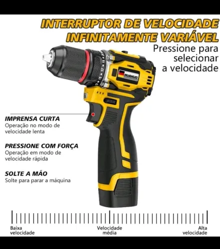 Furadeira parafusadeira de impacto 21v