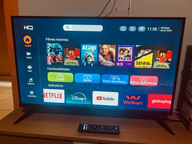 Tv HQ 32 polegadas smart novinha pra vender logo.