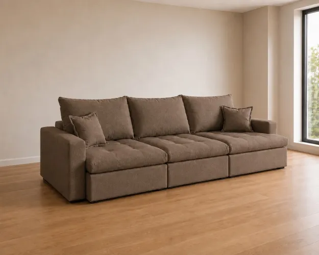 Sofá 3,00 Linho PRONTA ENTREGA