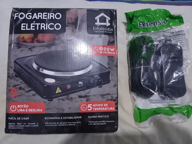 FOGÃO ELÉTRICO COM EXTENSÃO 10 METROS, WHATSAPP 9999.80554