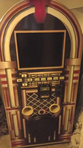 Jukebox estilo retrô/vintage