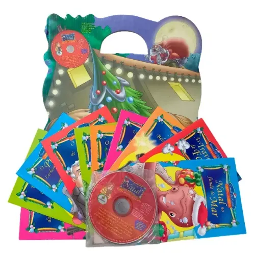 Kit Evangélico Temas de Natal (1 Cd 10Livretos)