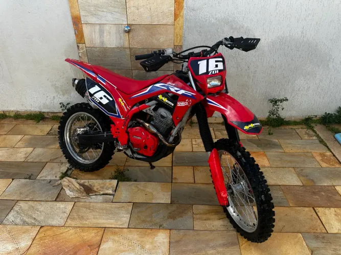 CRF 250F suspensão preparada