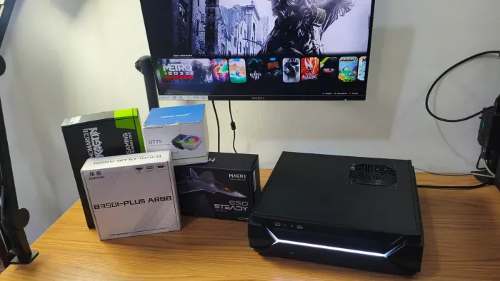PC GAMER CONSOLE STEAM OS + RYZEN AM4, 16GB DDR4, SSD NVME 512GB RX 580 8GB