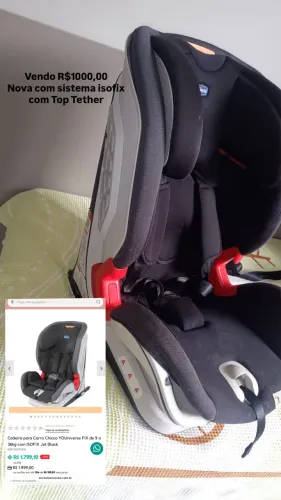 Chicco Cadeira para carro Youniverse Fix Jet Black