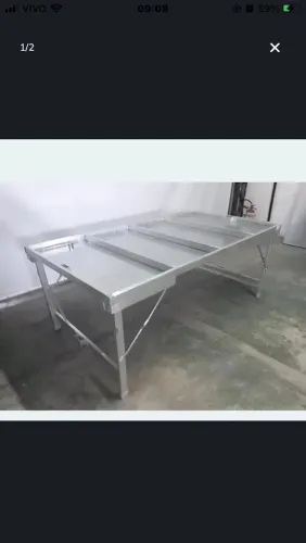 Mesa para feirantes Pagamento somente a vista!