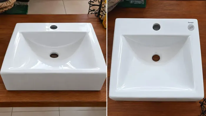 Vende cuba em louça tamanho 40x40