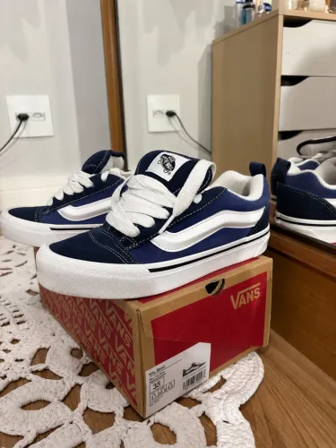 Tênis Vans Knu Skool azul | tam: 35