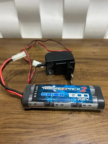 Carregador e bateria Orion 1800mah 7.2v kyosho Automodelo 