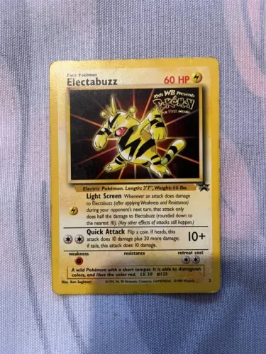 Card Electabuzz Pokémon Promocional WB