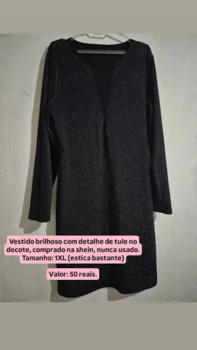 Vestidos da shein, nunca usados, plus size.