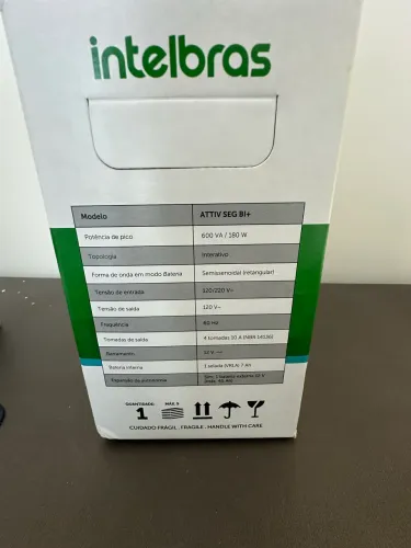 Nobreak Interativo Bivolt 600VA ATTIV SEG BI+ Intelbras