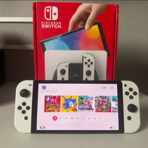 Nitendo SWITCH OLED- Tunado c/ Jogos + GARANTIA. Temos Loja Física!