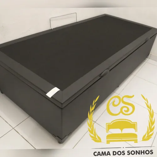 Cama baú solteiro e solteirão 