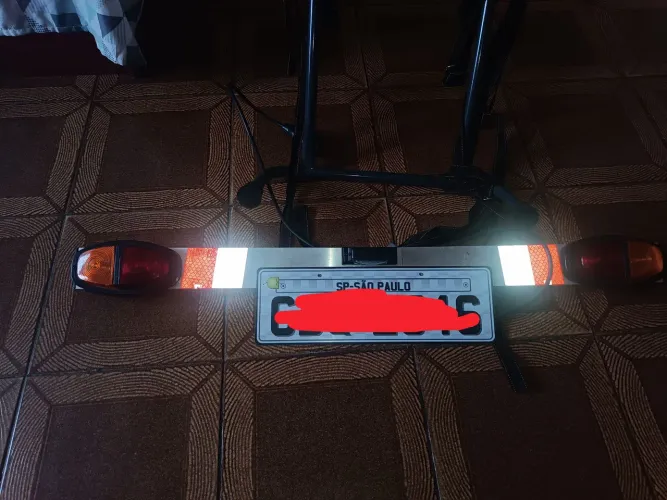 Trans bike traseiro com régua sinalizadora