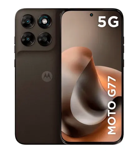 Smartphone Motorola Moto G77 5G, 256GB, 8GB + 16GB RAM Boost, Marrom