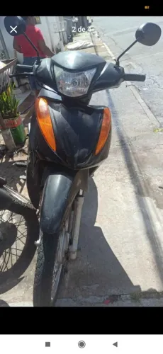 Biz 100 com parida eletrônica documentação em dias com recibo em branco transfere na hora