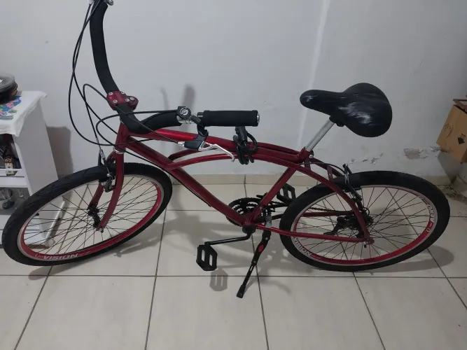 Bicicleta caicara aro 26 com marchar