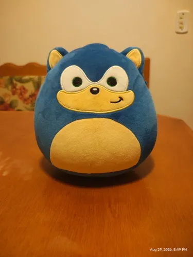 Pelúcia Squishmallow Sonic Original 25cm 