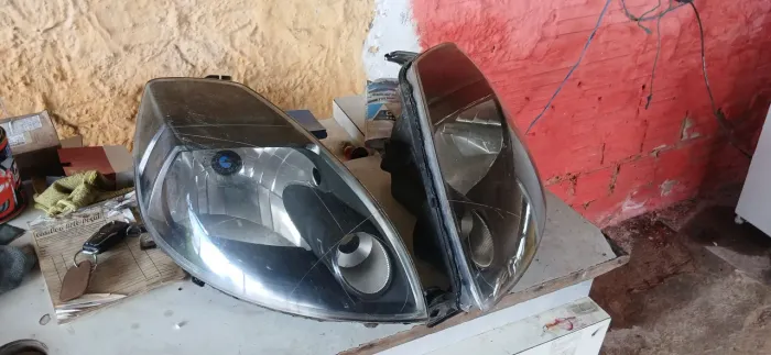 Par de faróis do ford ka 2008 à 2013