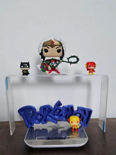 Expositor de funko em acrilico 27 X 15 X 6