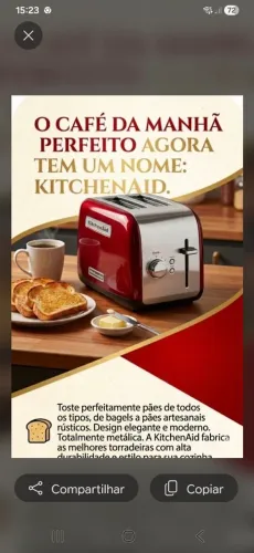 Torradeira Kitchenaid 