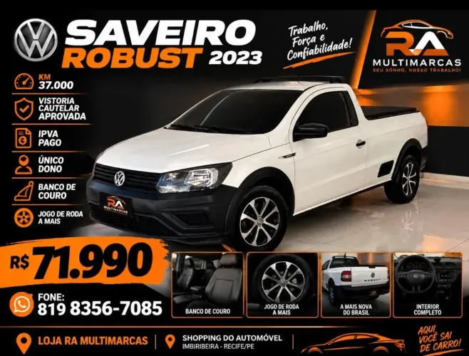 Volkswagen Saveiro Robust 1.6 Total Flex 8V 2023