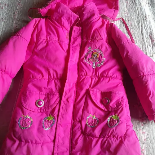 Jaqueta de frio infantil menina tam 8
