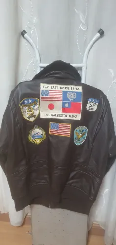JAQUETA COURO LEGÍTIMO TOP GUN