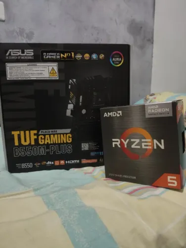 PC Gamer Quase Pronto (Só Falta SSD) - Ryzen 5 5600G + ASUS TUF B550M + 16GB XPG 3600MHz +