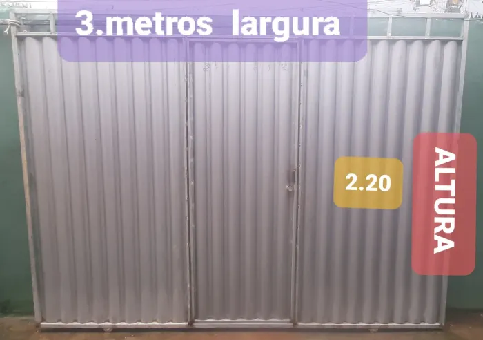 *PORTÃO DE GARAGEM *NOVO