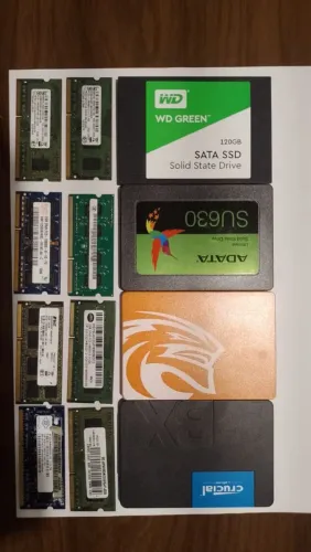 Sdds e Memórias Notebook *Leia Descrição*