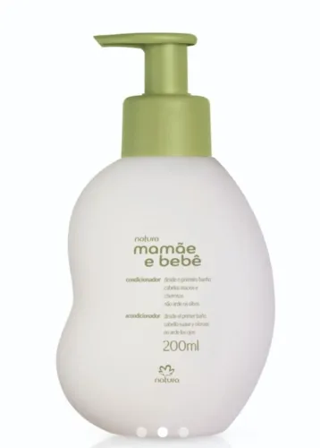 Shampoo e condicionador natura mamãe e bebê