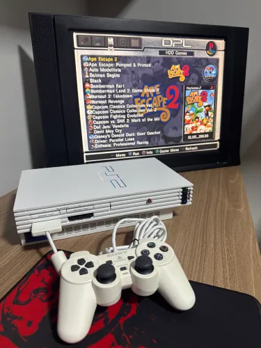 Console Playstation 2 FAT 5500GT + HD Interno 1TB - Impecável