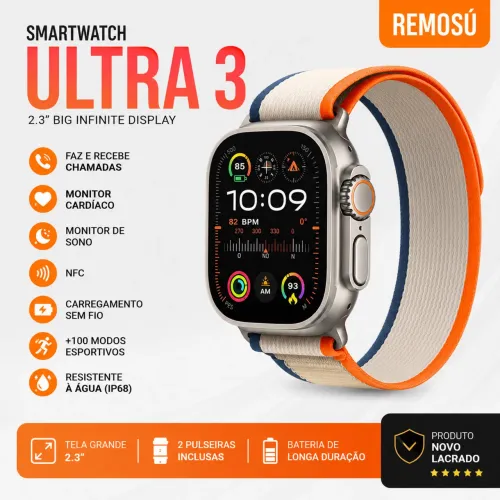 SMARTWATCH ULTRA 2 - NOVO NA CAIXA
