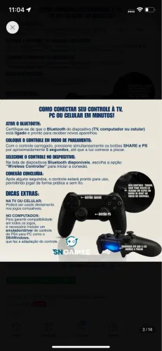 Controle para Ps4 e PC