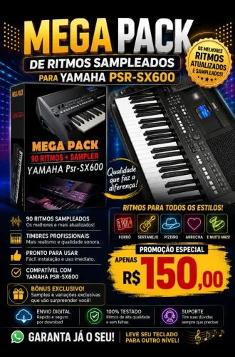 Ritmos Sampleados para Sx600 yamaha