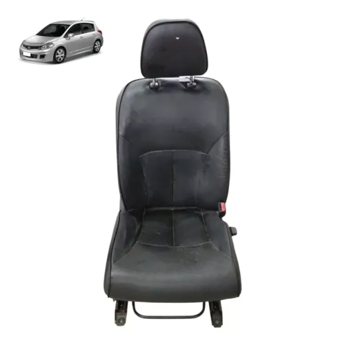 Banco Passageiro Dianteiro Direito Nissan Tiida 2008 2009 10 Preto