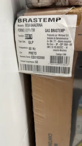 Forno de embutir a gás