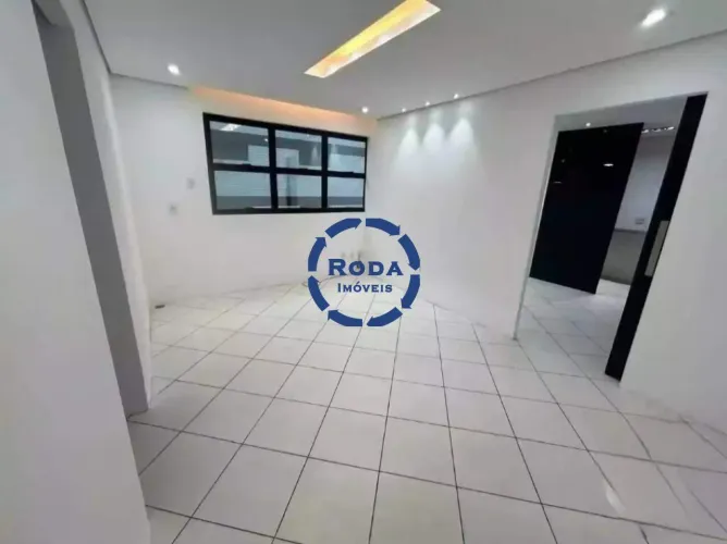 Sala Comercial Para Locação No Bairro Aparecida Em Santos 35 m² Em Centro Comercial Com V