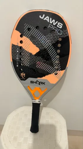 Raquete de beach tênis Shark Jaws pro 22mm Cappelletti Brin
