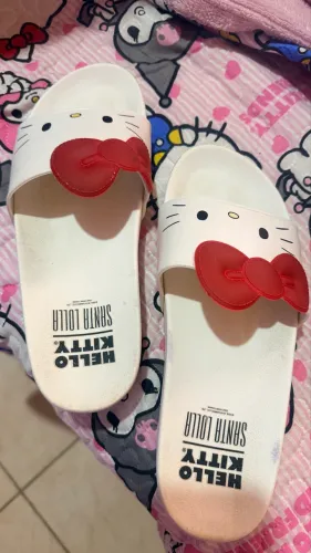 Chinelo Santa Lolla Hello Kitty 