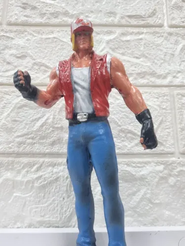 Boneco Resina Colecionador Terry Bogard Fatal Fury The King of Figters