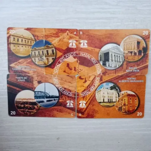 Quadro (quebra cabeça) Natal 400 anos - cartões telefônicos